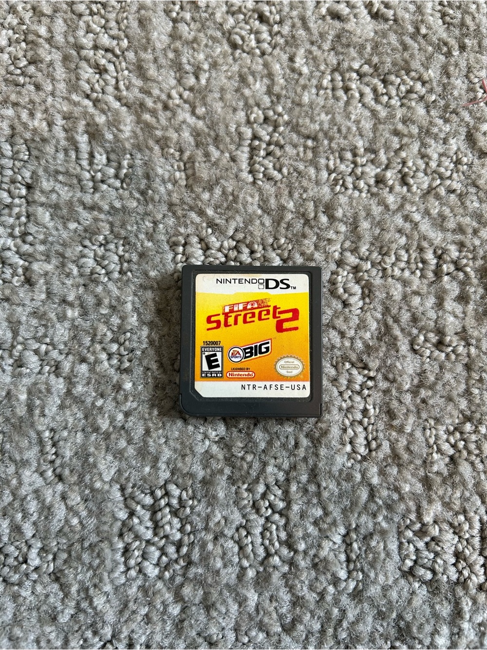 Nintendo DS FIFA Street 2 Cartridge - Yellow Label, Black Case